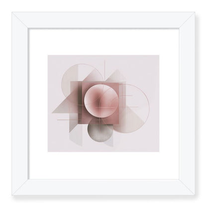 Gerahmtes Kunstwerk „Dusty Pink II“ 