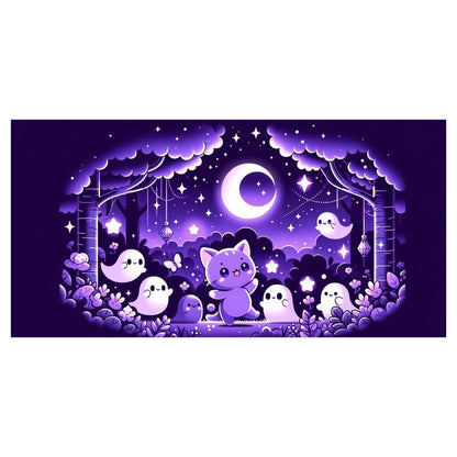 Tapis de jeu Purple Night Ghost