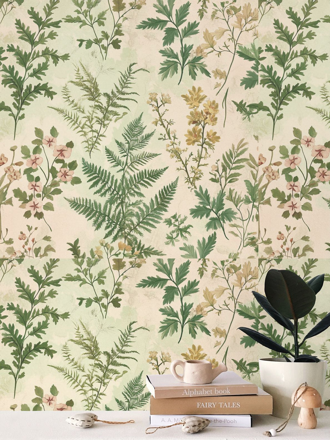 Victorian Botanical Wallpaper