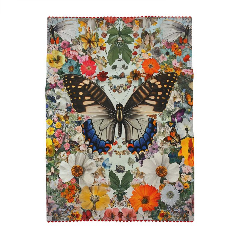 Butterfly Garden Delight Tea Towel