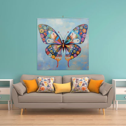 Rainbow Butterfly Wall ART