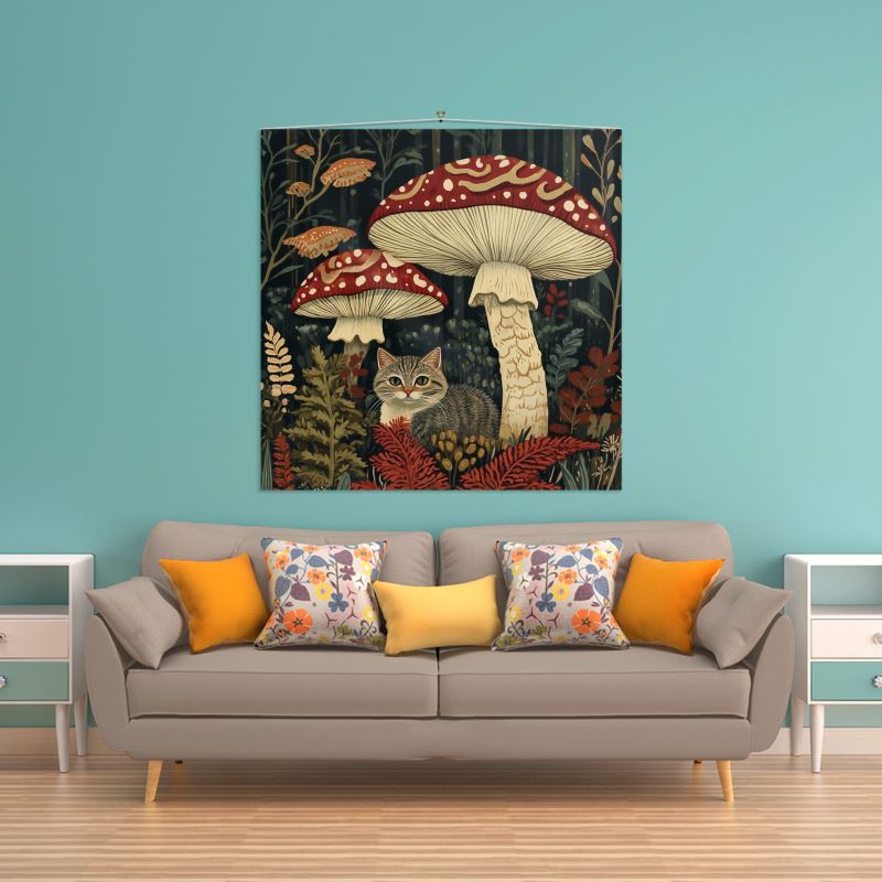 Mushroom Garden Whimsy