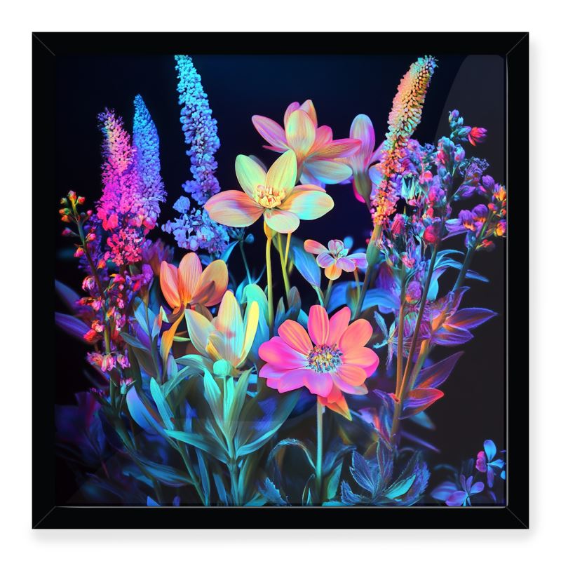 Fluoreszierende Blumen Serie I - V/I 