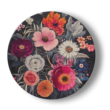 Flower Palette Porcelain Plate