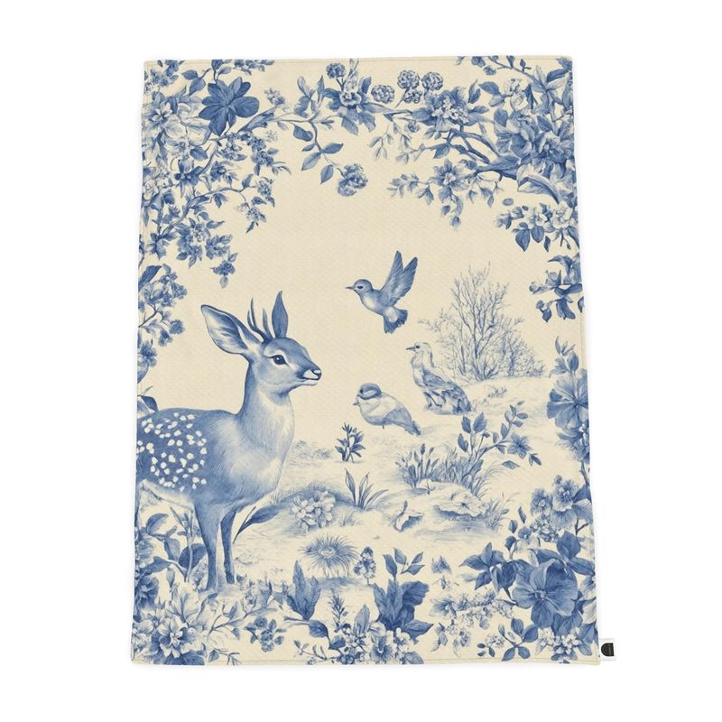 Blue Deer Throw