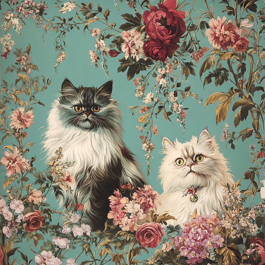 Pastel Cats Wall Hanging